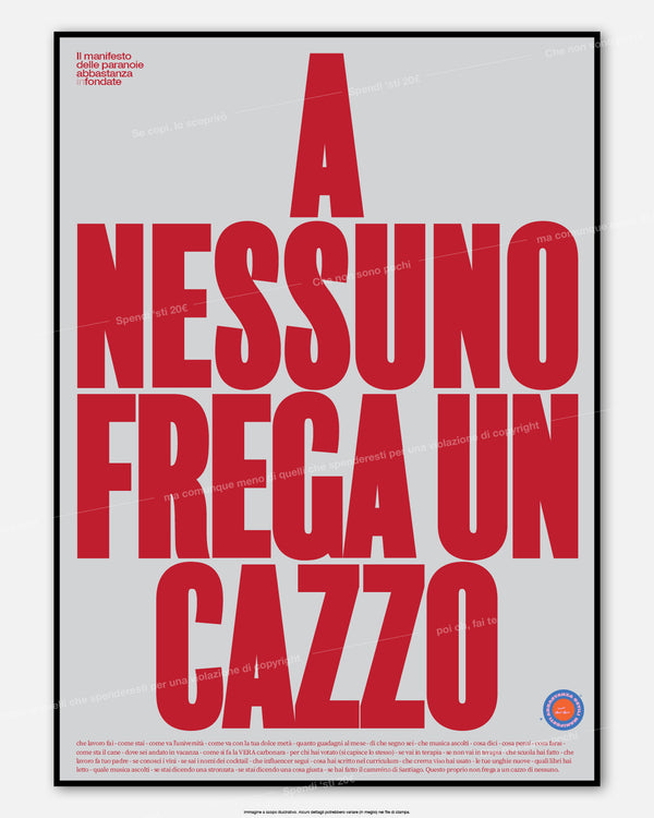 A nessuno frega un cazzo