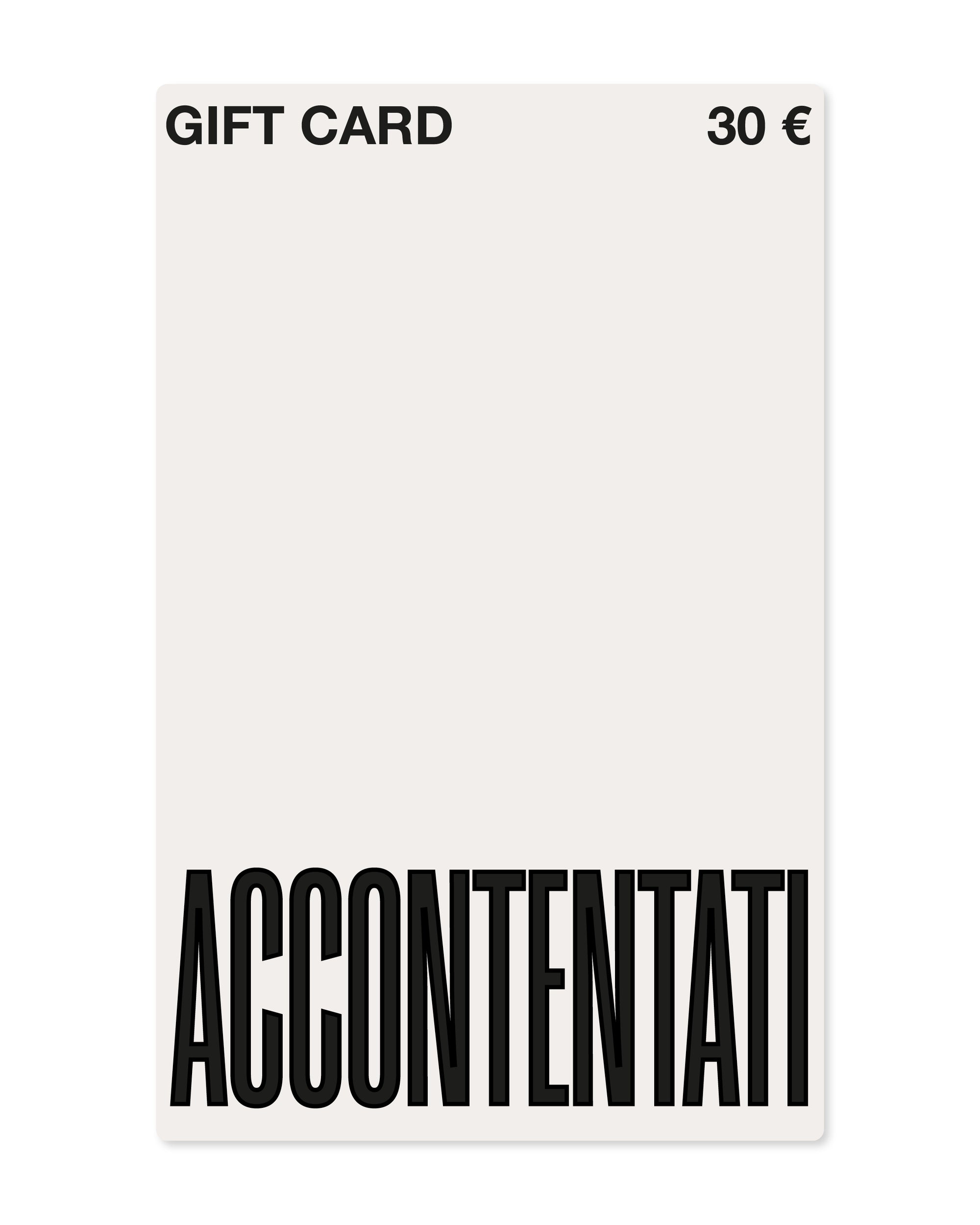 Gift Card Abbastanza Ostile - 30 €