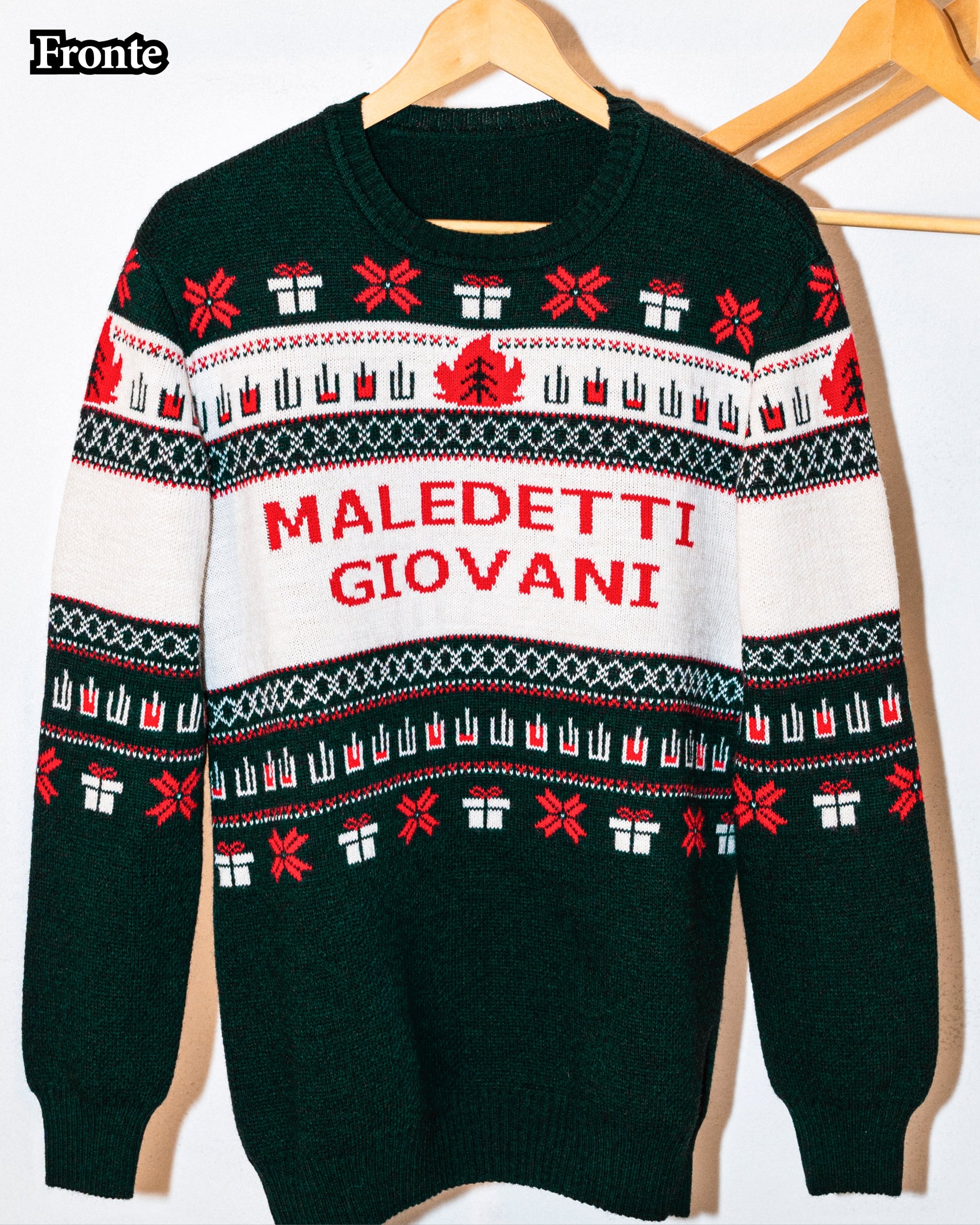 Maglione Maledetti Giovani 🔥🎄