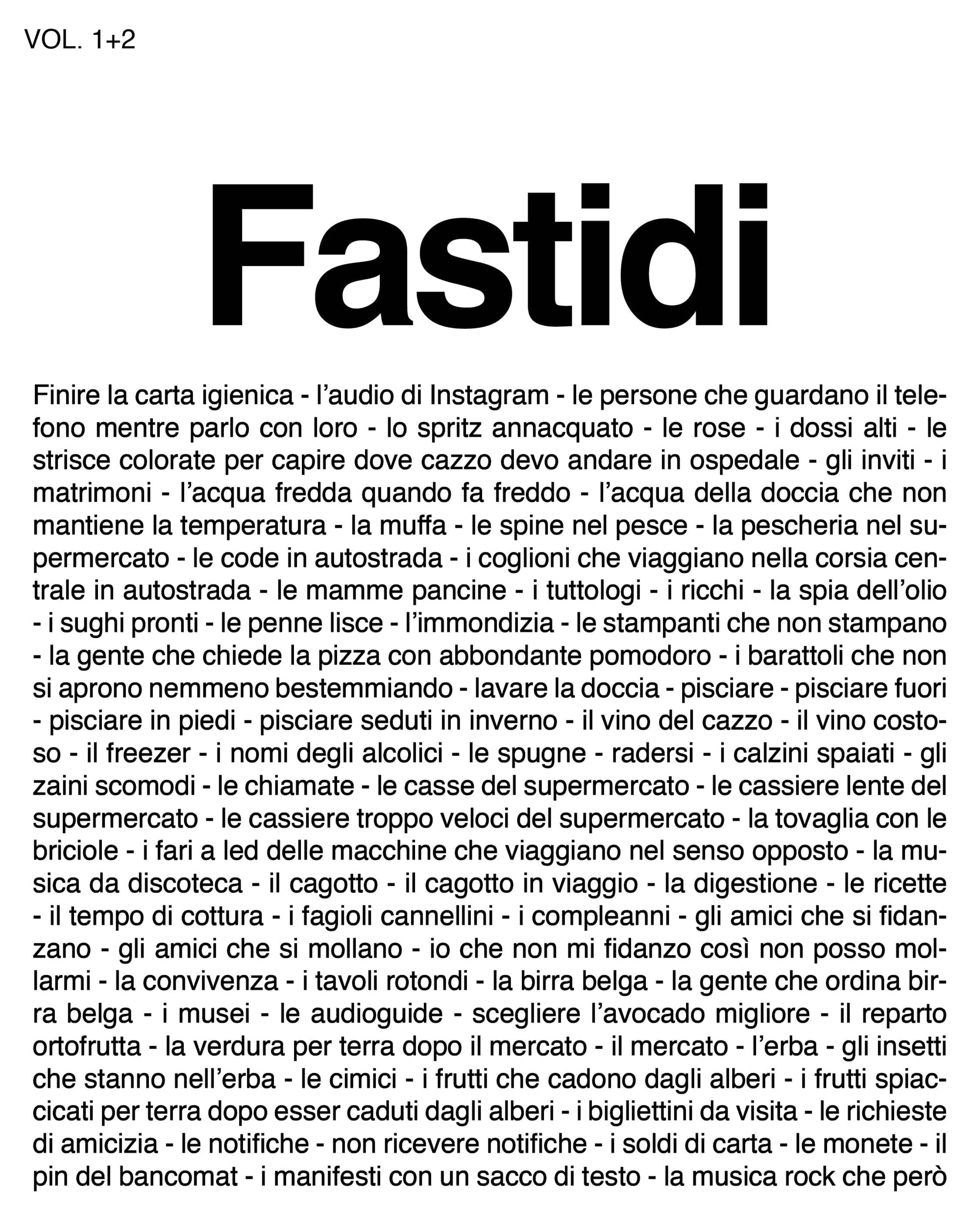 Fastidi vol. 1+2 [⭐️ Edizione con dei limiti]