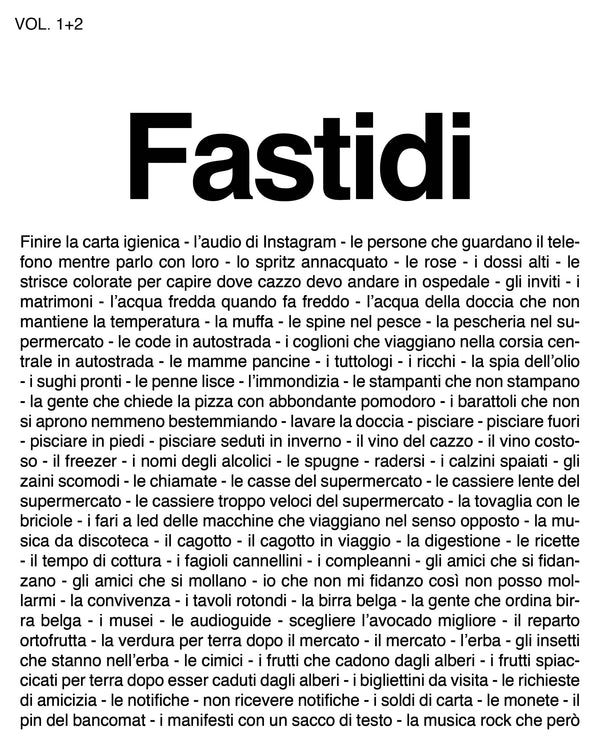 Fastidi vol. 1+2 [⭐️ Edizione con dei limiti]