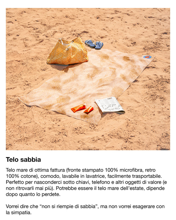 Telo sabbia più che telo mare